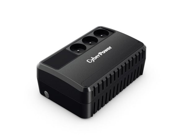 CyberPower Backup Utility Series BU650E-FR - UPS - AC 230 V - 360 watt - 650 VA - enkeltfase - utgangskontakter: 3 - Frankrike - svart