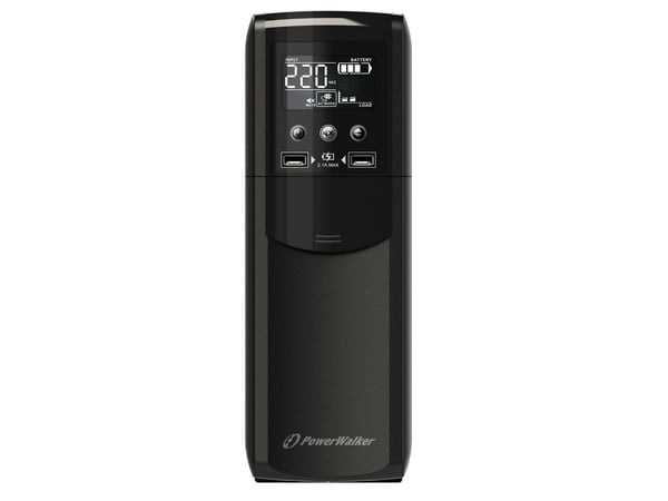 PowerWalker VI 800 CSW FR, interaktiivinen tuloliitin, 0,8 kVA, 480 W, sini, 170 V, 280 V
