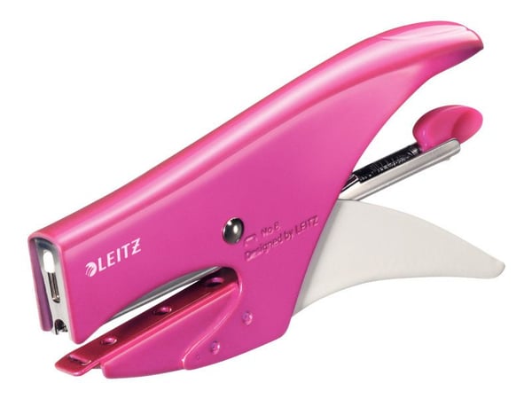 Hæftetang Leitz WOW pink metallic
