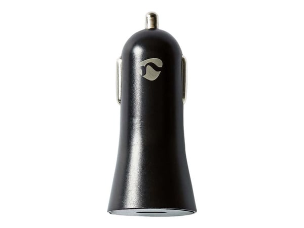 Nedis - Bilstrømadapter - 20 watt - 3 A - PD 3.0 (USB-C) - på kabel: Lightning - svart
