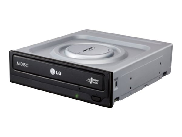 LG GH24NSD1 Super Multi - Platestasjon - DVD±RW (±R DL) / DVD-RAM - 24x/24x/5x - Serial ATA - intern - 5.25" LG GH24NSD1 Super Multi - Platestasjon - DVD±RW (±R DL) / DVD-RAM - 24x/24x/5x - Serial ATA - intern - 5.25"