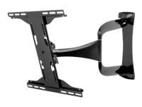Peerless-AV Designer Series SUA747PU - Monteringssett (leddelt veggmontering) - for flatpanel - høyblank svart - skjermstørrelse: 32"-50"
