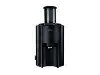 Braun J300, Juicesentrifuge, Sort, Trinn, 2 l, 7,5 cm, 1250 ml