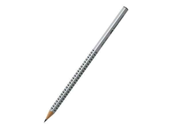 Faber-Castell Grip 2001 2H, 2H, Musta, Harmaa, 12 kpl