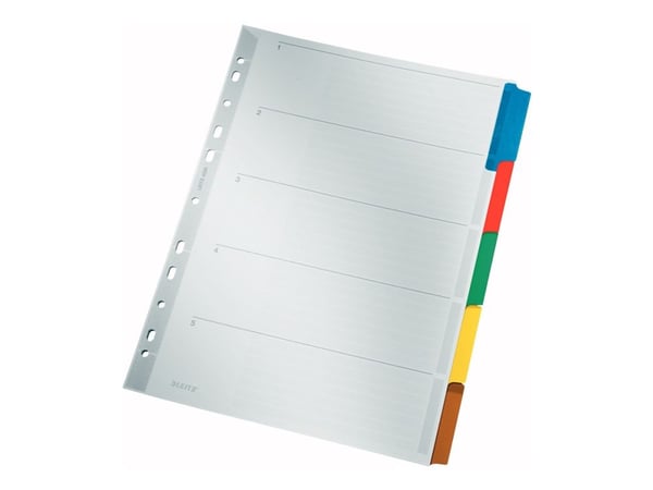 Leitz - Jakajat - 5-osaiset - A4 - välilehdillä (5 kpl)