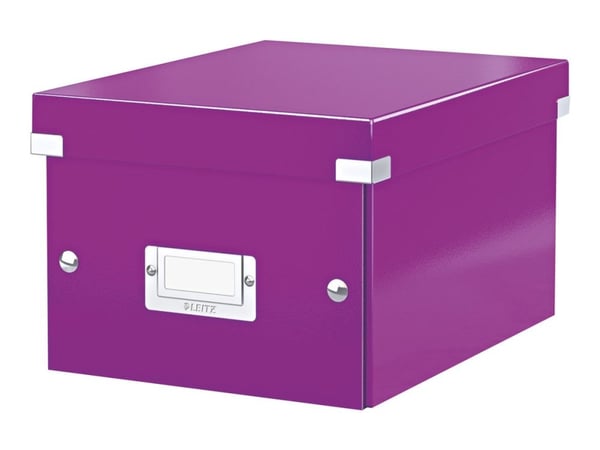 Leitz Click & Store - Lagerboks - for A5 (148 x 210 mm) - metallisk purpur