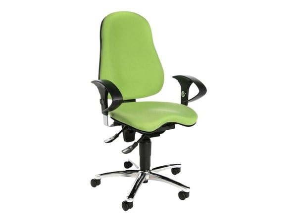 TOPSTAR SITNESS 10 - Stol - oppgave - armlener - roterende - polypropylen - grønn
