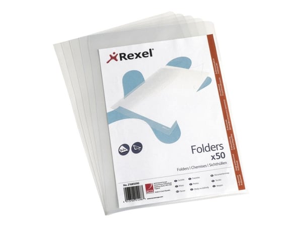 Rexel 21685090, 210 x 297 mm (A4), Läpinäkyvä, Polypropeeni (PP), 221 mm, 312 mm, 15 mm