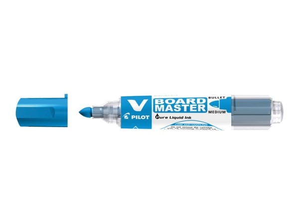 Pilot V Board Master Begreen - Markør - for whiteboard - blå - 2.3 mm - medium