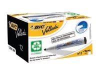 BIC Velleda ecolutions 1701 - Markør - ikke-permanent - for whiteboard - rød - alkoholbasert blekk - 1.5 mm (en pakke 12)
