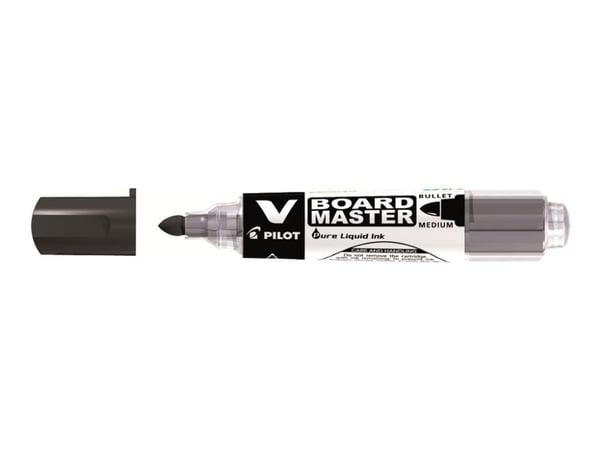 Whiteboardmarker Pilot Begreen rund spids sort