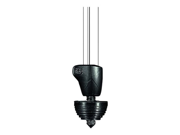 Manfrotto Spike/Rubber feet, Musta, Ruostumaton teräs, 20,4 cm (8.03"), 195 g