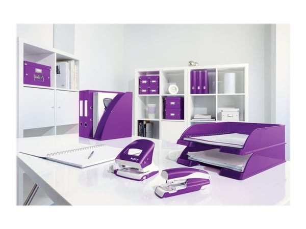 Leitz 55021062, 30 arkkia, Purppura, P3, Metalli, Muovi, 80 g/m², 4 cm