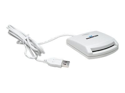 Manhattan - SMART-kortleser - USB - hvit