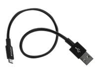 Verbatim 48866, 0,3 m, USB A, Micro-USB A, Sort