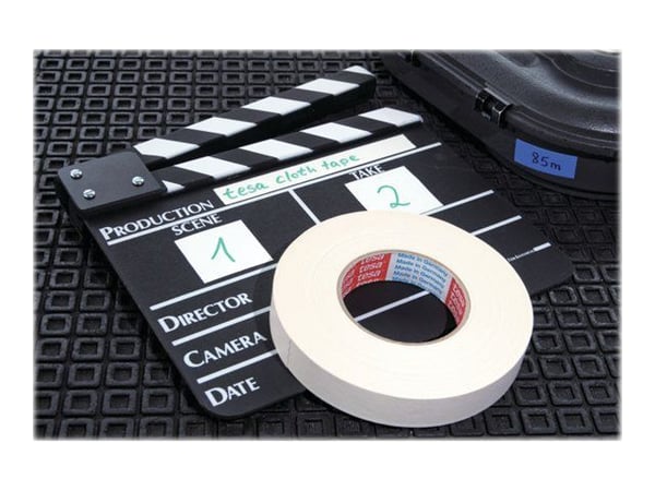 Tesaband Premium 4651 - Tekstiltape - 38 mm x 50 m - akrylbelagt stoff - hvit