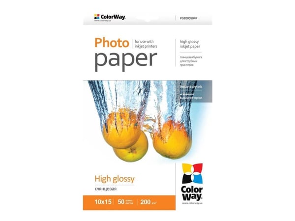 ColorWay - Blank - 100 x 150 mm - 200 g/m² - 50 ark fotopapper