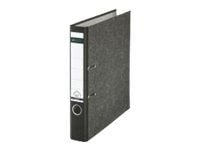 Leitz 180° - Hevarmbuefil - bokryggbredde: 50 mm - for A4 (210 x 297 mm) - kapasitet: 350 ark - svart