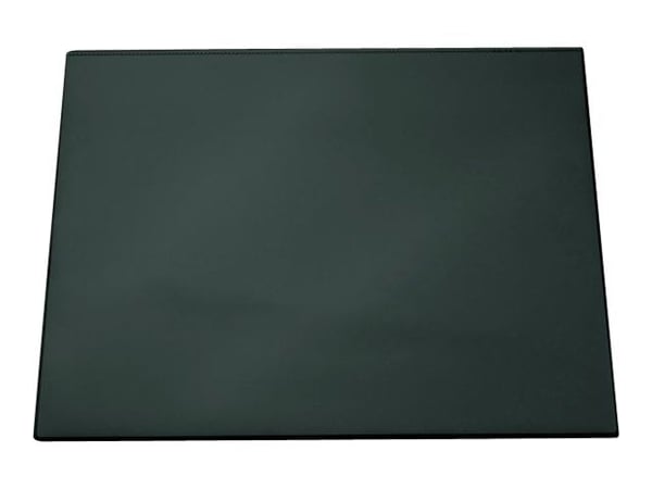 DURABLE - Skrivebordsmatte med gjennomsiktig belegg: 65 x 52 cm - plast - svart