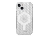 UAG Rugged Case for iPhone 14 Plus [6.7-in] - Essential Armor Frosted Ice - Baksidedeksel for mobiltelefon - robust - MagSafe-samsvar - termoplast-...