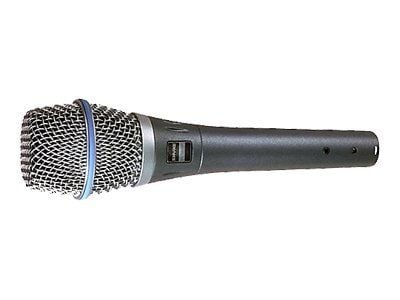 Shure Beta 87A - Mikrofon - aluminium, blå metallic