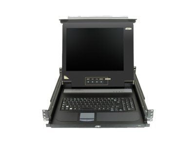 ATEN CL1000 - KVM-konsoll - 17" - kan monteres i rack - 1280 x 1024 @ 75 Hz - VGA