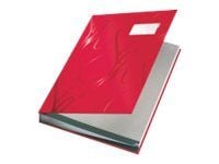Leitz - Signaturbok - 18 deler - for A4 (210 x 297 mm) - med fliker - rød