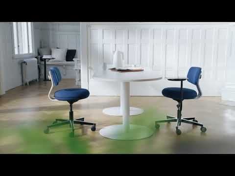 Kontorstol Savo 360H fodring Black Ash