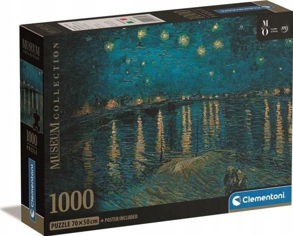 Clementoni CLE puslespill 1000 Compact Museum Orsay VanGogh 39789