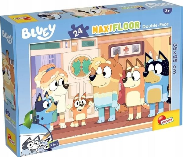 Bluey - Maxifloor Doubleface Puzzle(24 kpl31571)