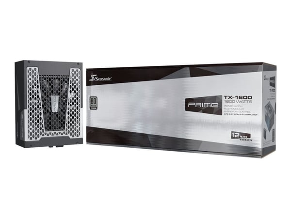 Seasonic PRIME TX-1600 strømforsyning 1600 W 80 PLUS Titanium, fullmodulær