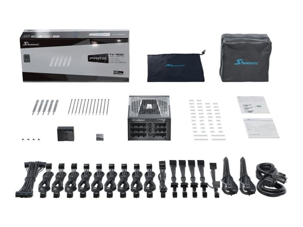 Seasonic PRIME TX-1600 strømforsyning 1600 W 80 PLUS Titanium, fullmodulær