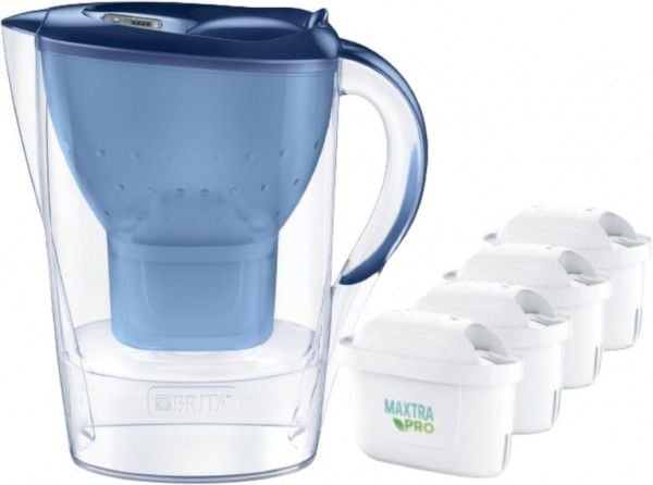Brita Marella XL kanna + 4 Maxtra-filter blå (1056038)