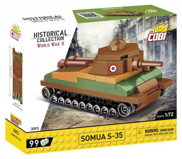 COBI Somua S-35, Byggesett, 6 år, 99 stykker