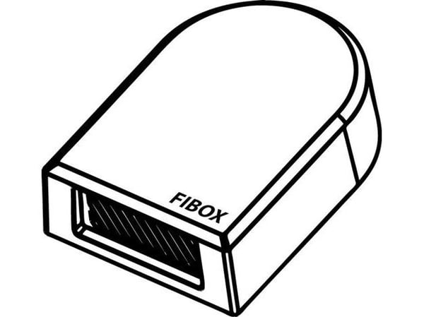 Fibox MB 10564 II Tuuletusaukko Muovi Harmaa valkoinen (RAL 7035) (L x S x K) 70 x 50 x 20 mm 1 kpl 1 kpl