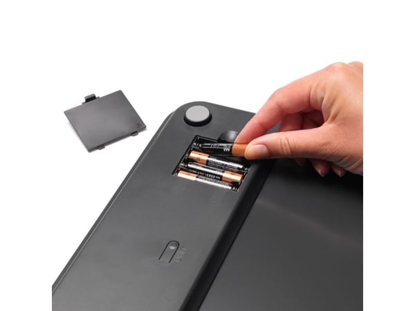Brabantia 8710755280122, Elektronisk personvekt, 180 kg, 100 g, kg,lb, Rektangel, Grå