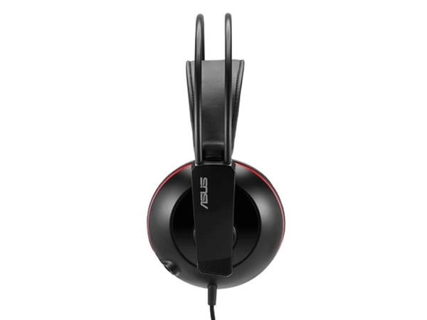 ASUS 04073-00040000, Koblet med ledninger (ikke trådløs), Spilling, 20 - 20000 Hz, 266 g, Hodesett, Sort, Rød