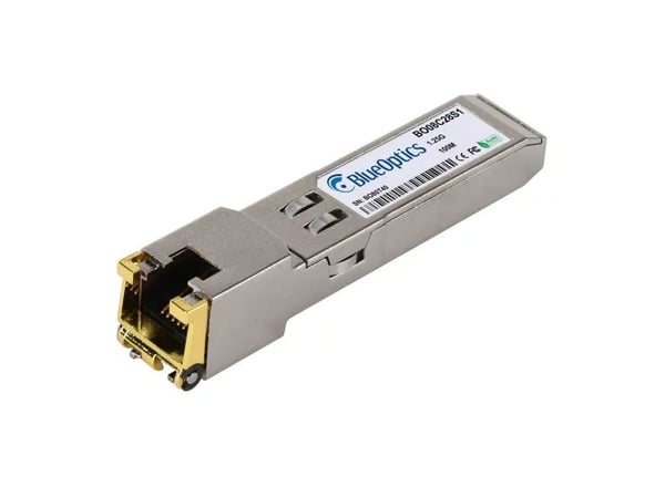 BlueOptics RDH901002/1-BO, Kopper, 1250 Mbit/s, RJ-45, 100 m, 1000BASE, Sølv