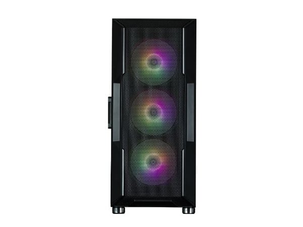 Zalman i3 NEO ARGB - Mid tower - ATX - sidepanel med vindu (herdet glass) - ingen strømforsyning - svart - USB/lyd