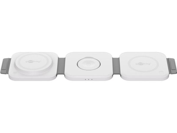 Goobay 65312, Innendørs, USB, Trådløs lading, 1 m, Hvit