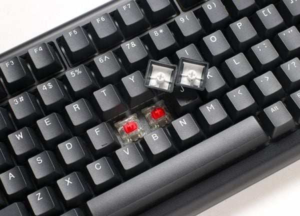 Ducky Tinker 75 -pelinäppäimistö, RGB - MX-Speed Silver (ISO-DE)