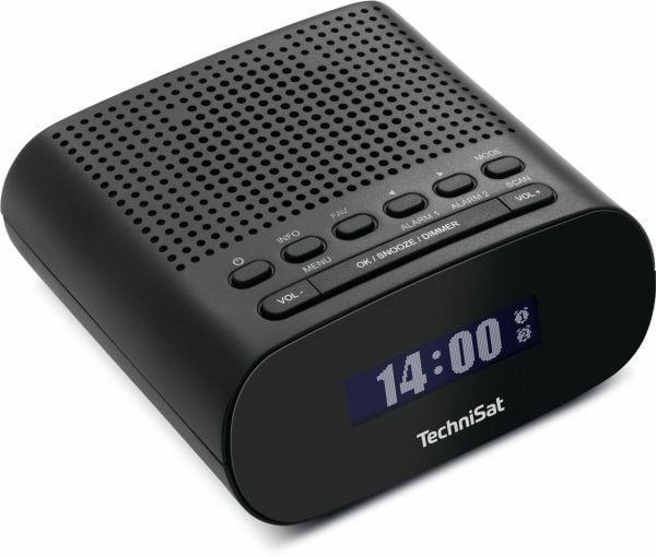 TechniSat TECHNIRADIO 50, Klokke, Analog og digital, DAB+, FM, 87,5 - 108 MHz, 174 - 240 MHz, 1 W