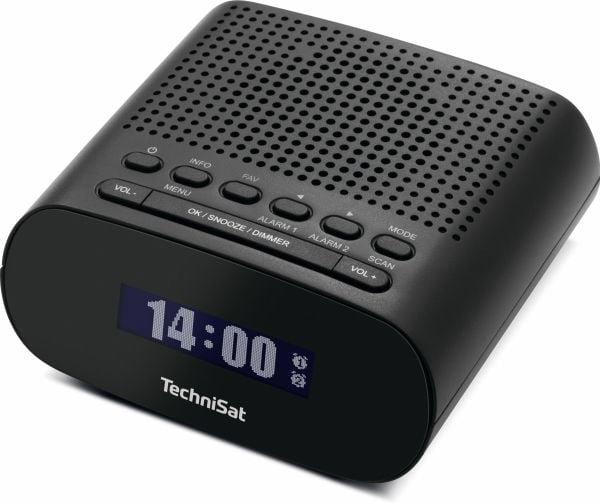 TechniSat TECHNIRADIO 50, Klokke, Analog og digital, DAB+, FM, 87,5 - 108 MHz, 174 - 240 MHz, 1 W