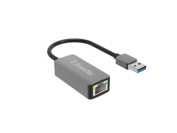 XtremeMac XWH-AAE-13, USB A-tyyppi, RJ-45, Mies, Hopea, 1 Gbit/s, 1 kpl
