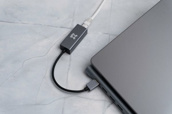 XtremeMac XWH-AAE-13, USB A-tyyppi, RJ-45, Mies, Hopea, 1 Gbit/s, 1 kpl