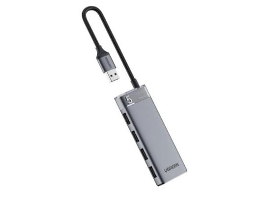 USB HUB Ugreen Adapter, USB-A til 4x USB-A-hub UGREEN CM653 (grå)