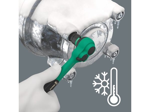 Wera 8010 B, 1 stk, svart, grønn, svart, grønn, 3/8", 328 g