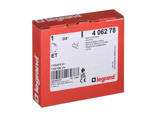 Legrand 406278, Shunt release, 1 styck, 26 mm, 86 mm