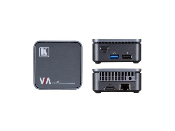 Kramer Electronics VIA-GO2, Työpöytä, Musta, CE, Intel, 32 GB, eMMC