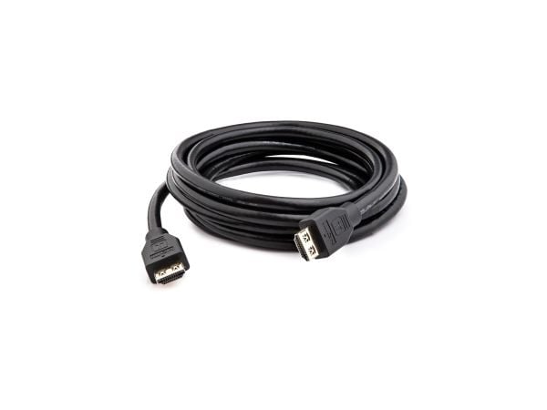 Kramer C-HMU-9 - Ultra High Speed - HDMI-kabel med Ethernet - HDMI hann låsing til HDMI hann låsing - 2.7 m - trippel beskyttelse - svart - 8K 60Hz...